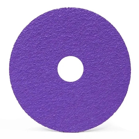 Arc Abrasives Fiber Disc, Ceramic, 60 Grit, Purple 80-047805