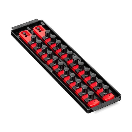 Ernst Manufacturing SocketTray, Red, Plastic, 147/8in, 1PK 8494