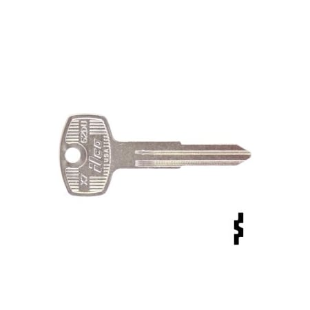 Ilco Unican Datsun Key DA21 62DU, 10PK X7