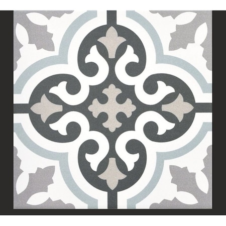 Andova Tiles SAMPLE-Monbleu Frezzoria 8-in. Patterned Look Matte Porcelain Floor & Wall Tile SAM-ANDMON1407