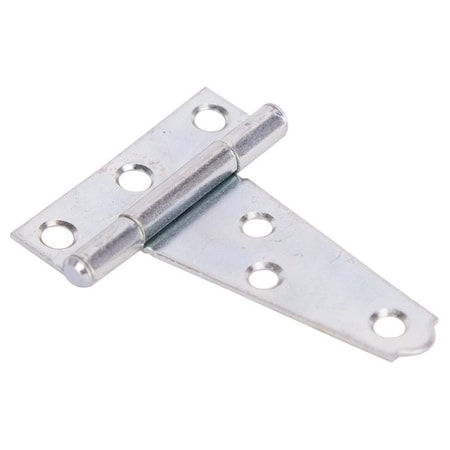 Prosource T-Hinge, Steel, Zinc, Fixed Pin, 180 deg Range of Motion, 8 Pc lb LTH-Z02-013L