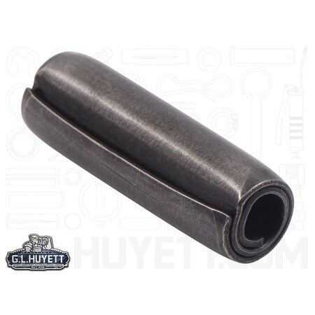 Huyett Coiled Spring Pin, Standard Duty, High Carbon Steel, 0.312 in Dia x 1.000 in L SPC-312-1000