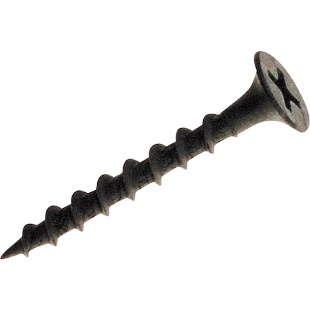 Do It Best No.6x1-5/8'' Coarse Thread Black Phosphate Drywall Screw, 5000 Ct. DIB701386