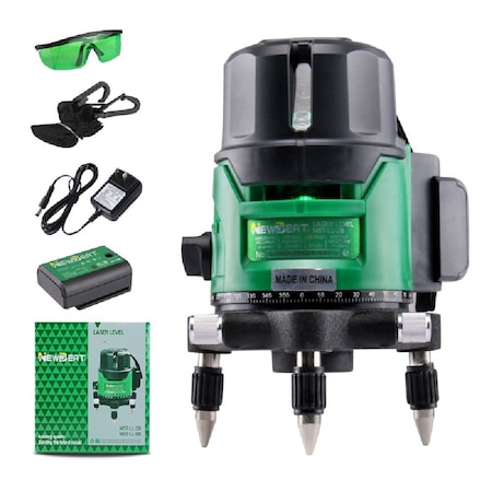 Wrightmaster 100 ft. Green Self-Leveling Cross-Line Laser Level with Color Box, Cost-Effective&High-Quality ZR-LL-2B