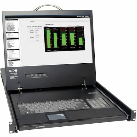 Eaton EATON Tripp Lite Series 1U Rack-Mount Console with 19 in. LCD, TAA B021-000-19