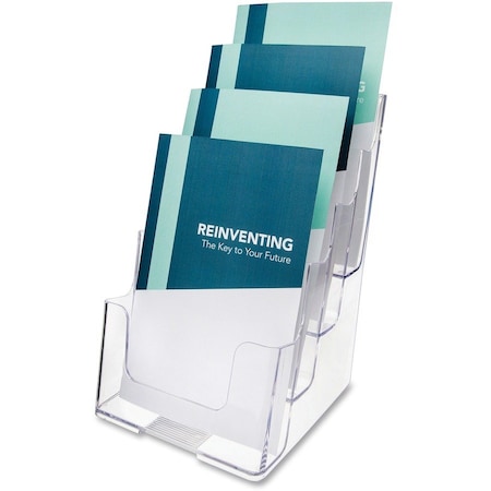 Deflecto MultiCompartment DocuHolder, Clear DEF77901