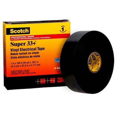 3M Scotch Super 33+ Vinyl Electrical Tape, 48PK 7000043003