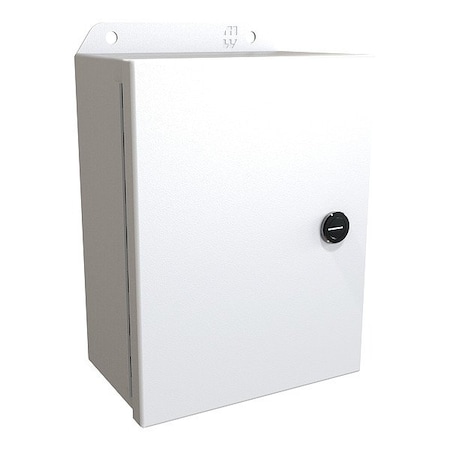 Hammond Latches Electrical Enclosure, 8 in H, 4 in D, 6 in W, 12, 13, 3R, 4, Steel EJ863LG