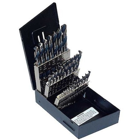 Norseman Drill & Tool Norseman SP29 Magnum Super Premium Set Jobber Length Black & Gold Drill Set 29pc 44150