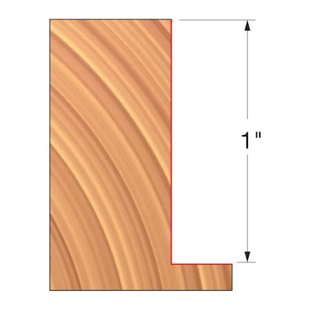 Freud 3-9/16in. x 1in. x 1-1/4in. Straight Edge Cutter UP146-IC