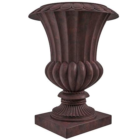 Leisuremod Urn Planter Handcrafted Fiberstone & MGO Clay - Weatherproof Indoor/Outdoor Pot LP28BR