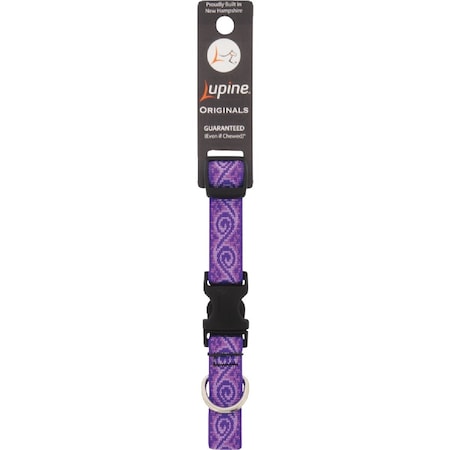 Lupine 3/4'' 9'' to 14'' Woven Pattern Jelly Roll Dog Collar 96901