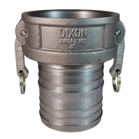 Dixon Cam/Groove Coupler x Hose, Shank, 4", MI 400-C-MI