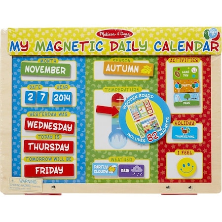 Melissa & Doug My First Daily Magnetic Calendar 9253