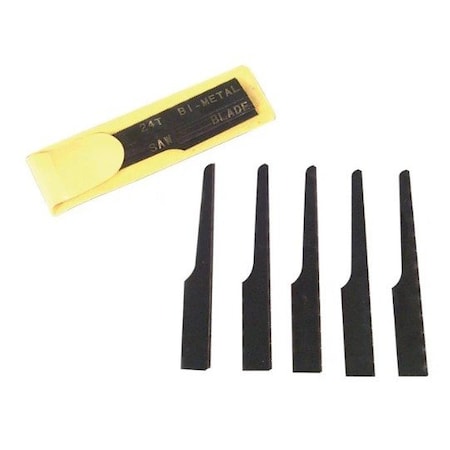 Astro Pneumatic BLADE 5PC SET F/129TW-24TEETH PER INCH AO5SAW