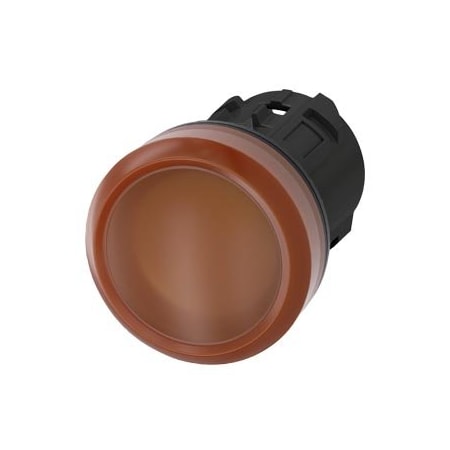 Siemens Indicator light, 22 mm, round, plastic, amber, lens, smooth 3SU1001-6AA00-0AA0-ZY19