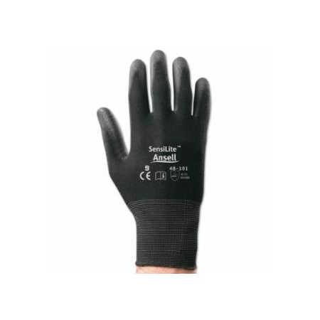 Hyflex 48-101 Coated Multi-Purpose Gloves, Size 8, Black, 12PK 012-48-101-8