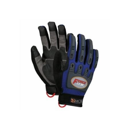 Mcr Safety ForceFlex Gloves, Large 127-B100L