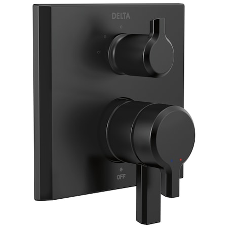 Delta Pivotal Monitor 17 Series Valve Trim with 3-Setting Integrated Diverter T27899-BL