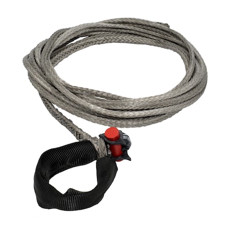 Lockjaw 3/16in x 25ft Synthetic Winch Line Extension w/ Integrated Shackle 1,700 lb. WLL 21-0188025