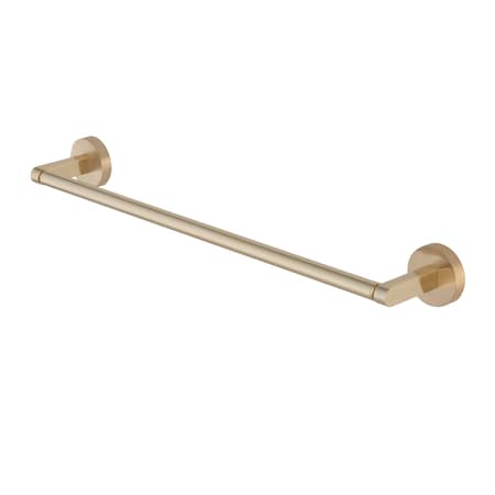 Gliderite Hardware Alpine Collection 18 in. Towel Bar Champagne Gold Bathroom Hardware 9018-RD-CHPG-1