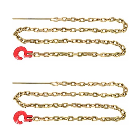 Mytee Products Logging Chain w/ Choker Hook 3/8 in x 10 ft w/ 14 in Steel Probe, 2PK LCH3810-PROBEx2