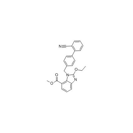 Ak Scientific Methyl 1-[(2'-Cyano-[1, 1'-biphenyl]-4-yl)methyl]-2-ethoxy-1H-benzo[d]imidazole-7-carboxylate (25g),  W3051-25g