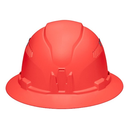 Klein Tools Hard Hat, Full Brim, Orange 60861BR