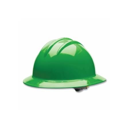 Bullard C30 Classic Full-Brim Hard Hat, 6-point Ratchet, Hi-Viz Green 216-33HGR
