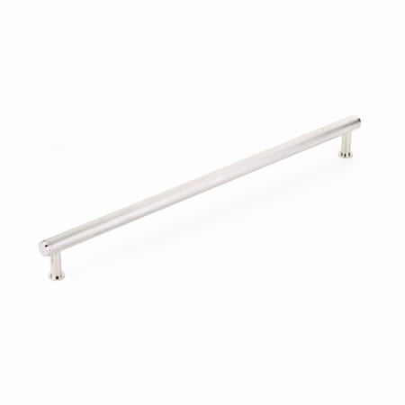 Schaub 18in Center to Center Pub House Knurled Appliance Pull Brushed Nickel Finish 5018A-BN