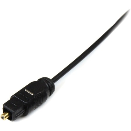 Startech.Com Digital SPDIF audio cable (optical) - TOSLINK (M) - TOSLINK (M) - fiber optic - 10 ft THINTOS10
