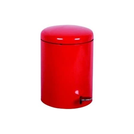 Witt Industries Small, Round Step-on Receptacle, Red 2240RD
