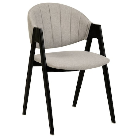 Leisuremod Savor Collection Modern Dining Chairin Grey SC22GR