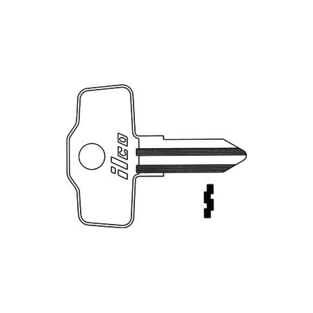 Ilco Unican Kawasaki Key KW6R-SI, 10PK X34