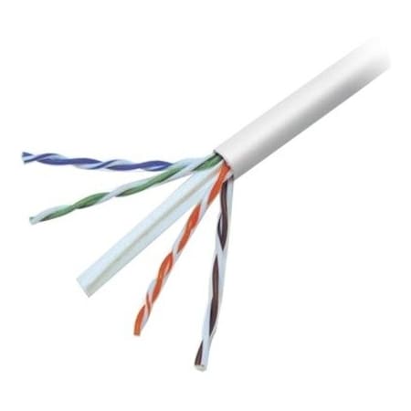 Belkin Bulk Cable - Bare Wire - Bare Wire - 1000 Feet - Unshielded Twisted A7L704-1000-WHT