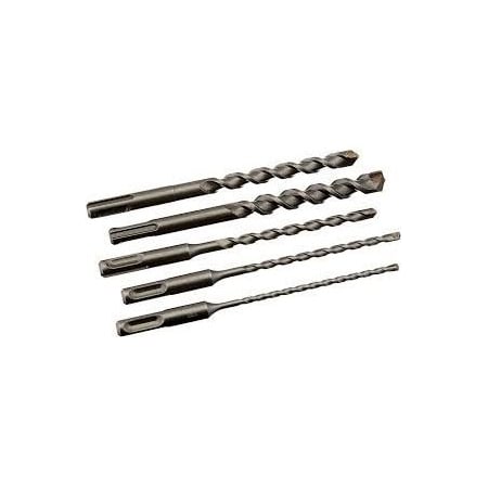 Irwin 2-Cutter Drill Bit 5/32", 3/16", 1/4", 3/8", 1/2" x 6" SDS Plus, 6PK 4935077