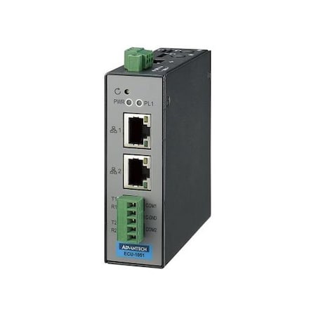Advantech A8 600MHz, 2xLAN, 2xCOM, 1xUSB, w/ EdgeLink ECU-1051TL-R10ABU