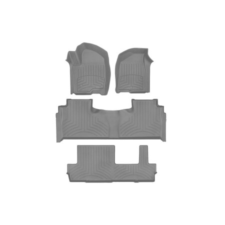 Weathertech Grey, Front and Rear and Rear FloorLiner HP 461632-1-2-6IM