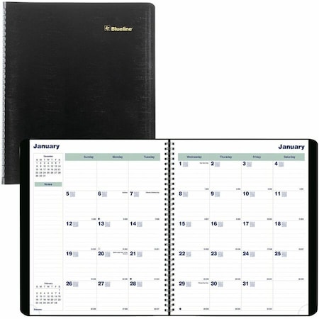 Blueline Plan and Link 16-Month Monthly Planner - Monthly - 16 Month - September 2025 to December 2026 - 9 C151281T