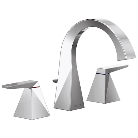 Delta Trillian: Two Handle Widespread Bathroom Faucet 35546-PR-MPU-DST
