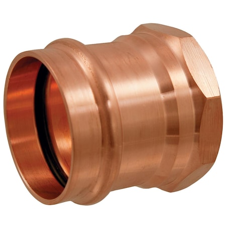 Nibco 1-1/4 in. Press X 1-1/4 in. D FIP Wrought Copper Adapter 9025550PCU