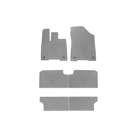 Weathertech Grey, Front, Rear, and Rear All Weather Floor Mats W580GR-W581GR-W582GR