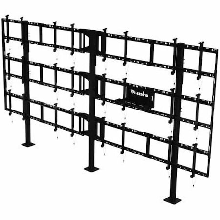 Peerless Industries MODULAR VIDEO WALL PEDESTAL (4X2)-BLK DS-S555-4X3
