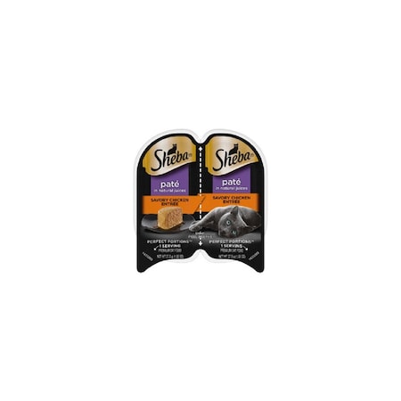 American Distribution & Mfg Co Perfect Portions Premium Pate Wet Cat Food, Chicken Entree, 1.3 oz. Each, 2-Pk. 10184482