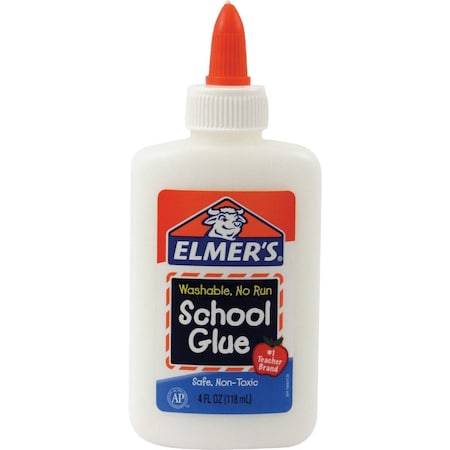 Elmers 4 Oz. Clear Drying School Glue E304
