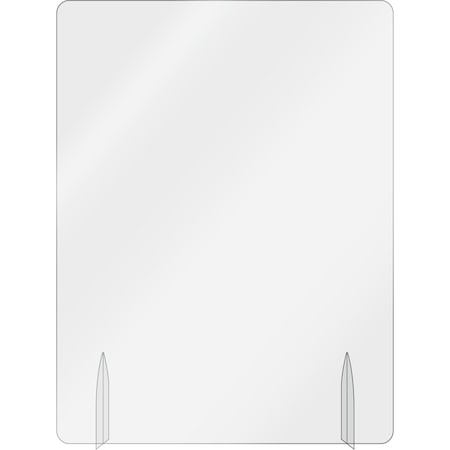 Aarco Polycarbonate Freestanding Protection Shield FPT2418PC