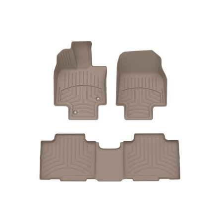 Weathertech Tan, Front and Rear FloorLiner HP 451609-1-4IM