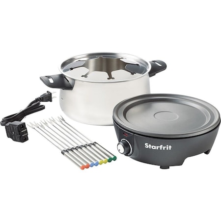 Starfrit 3.2-Quart Electric Fondue Set 024700-002-0000