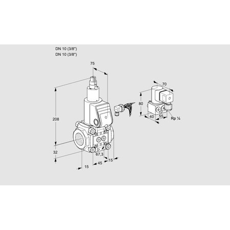 Honeywell Kromschroder VAS110R/LW KS88001128