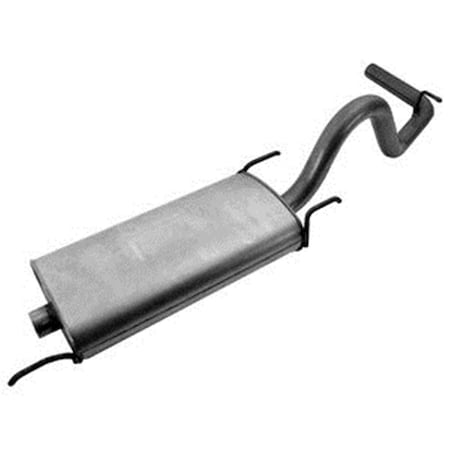 Perfectpitch Muffler Assembly Quiet Flow for 2005-2012 Toyota Tacoma, Bare PE654724